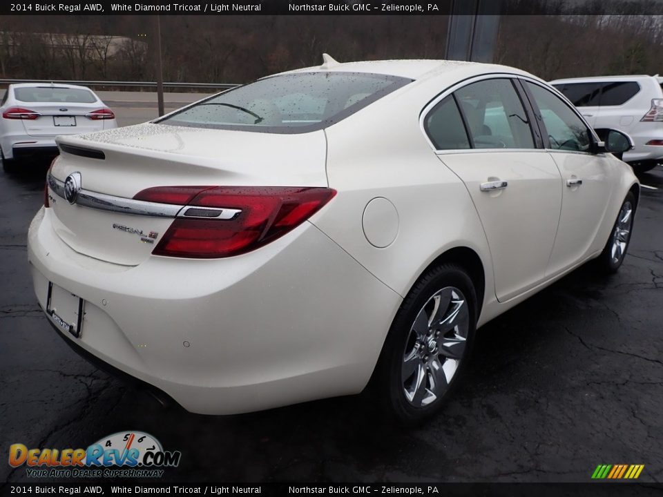 White Diamond Tricoat 2014 Buick Regal AWD Photo #8