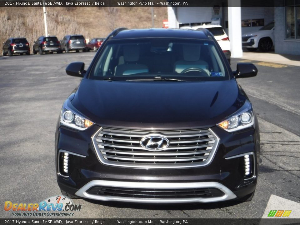 2017 Hyundai Santa Fe SE AWD Java Espresso / Beige Photo #4