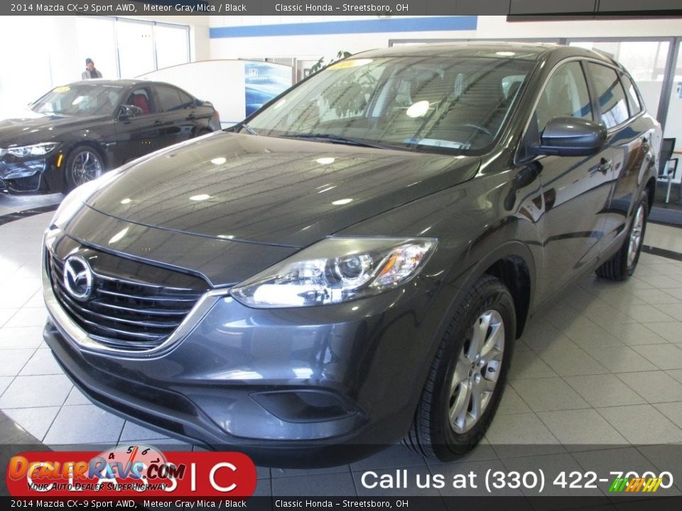 2014 Mazda CX-9 Sport AWD Meteor Gray Mica / Black Photo #1