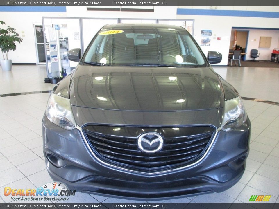 2014 Mazda CX-9 Sport AWD Meteor Gray Mica / Black Photo #2