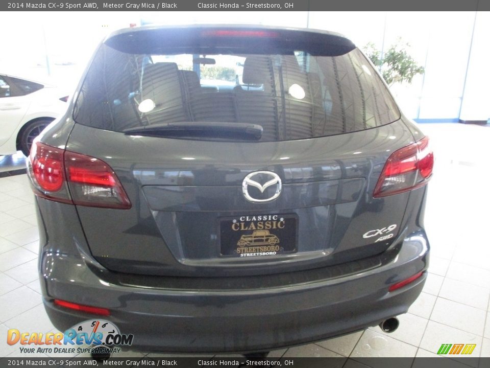 2014 Mazda CX-9 Sport AWD Meteor Gray Mica / Black Photo #8