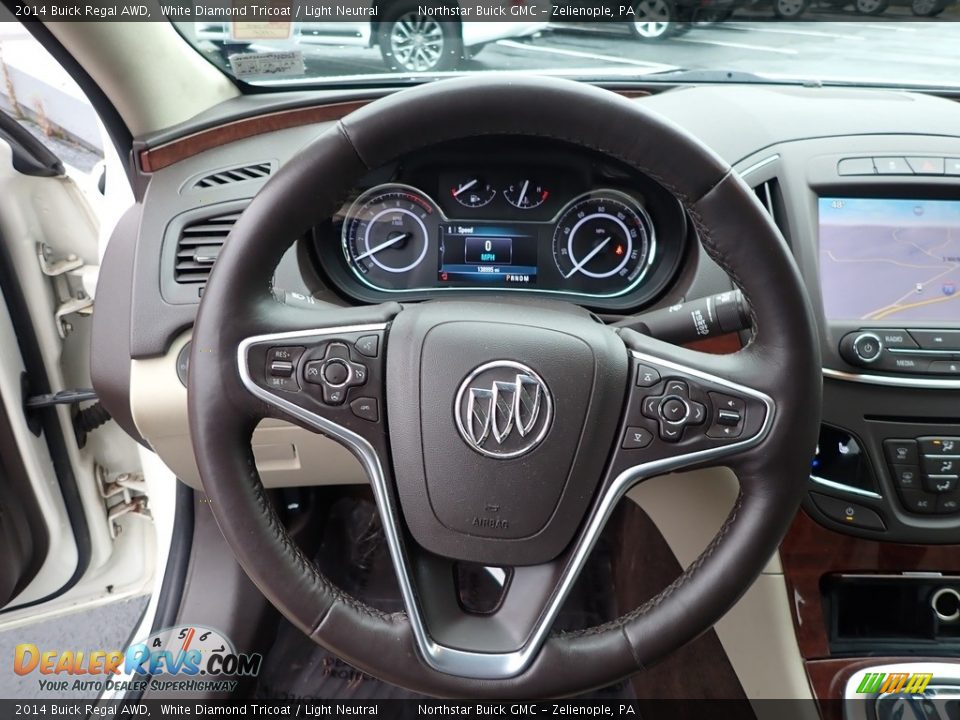 2014 Buick Regal AWD Steering Wheel Photo #20