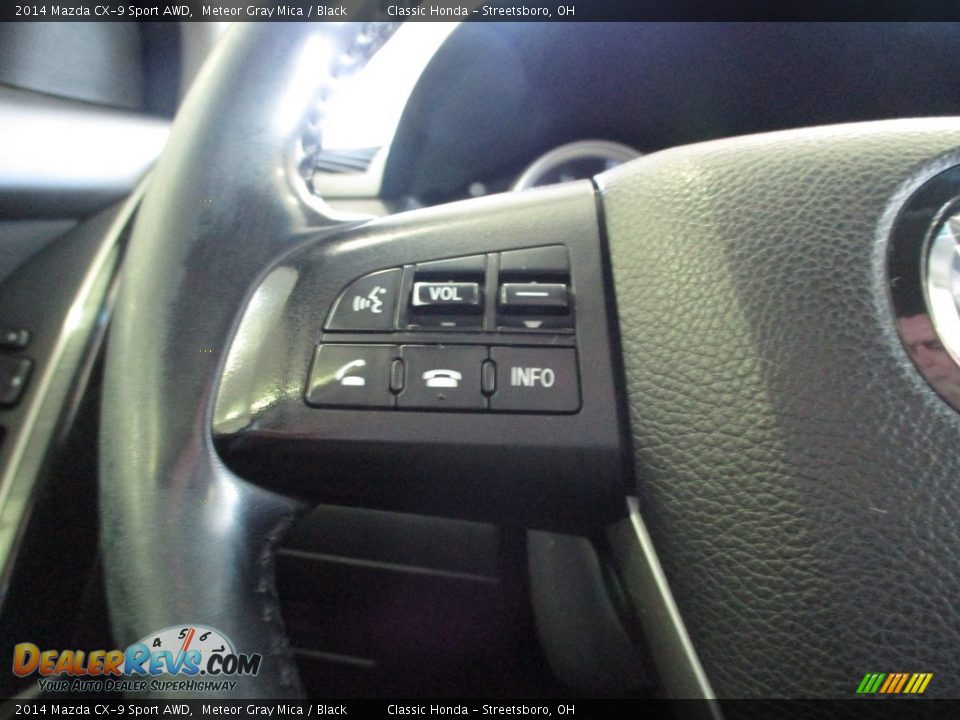2014 Mazda CX-9 Sport AWD Meteor Gray Mica / Black Photo #31