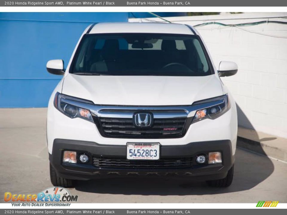 2020 Honda Ridgeline Sport AWD Platinum White Pearl / Black Photo #7