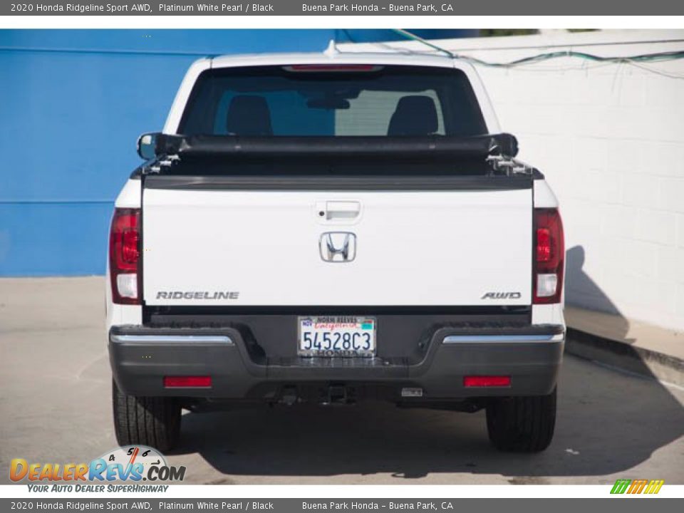 2020 Honda Ridgeline Sport AWD Platinum White Pearl / Black Photo #9