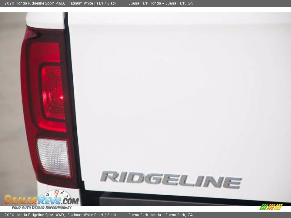 2020 Honda Ridgeline Sport AWD Platinum White Pearl / Black Photo #11