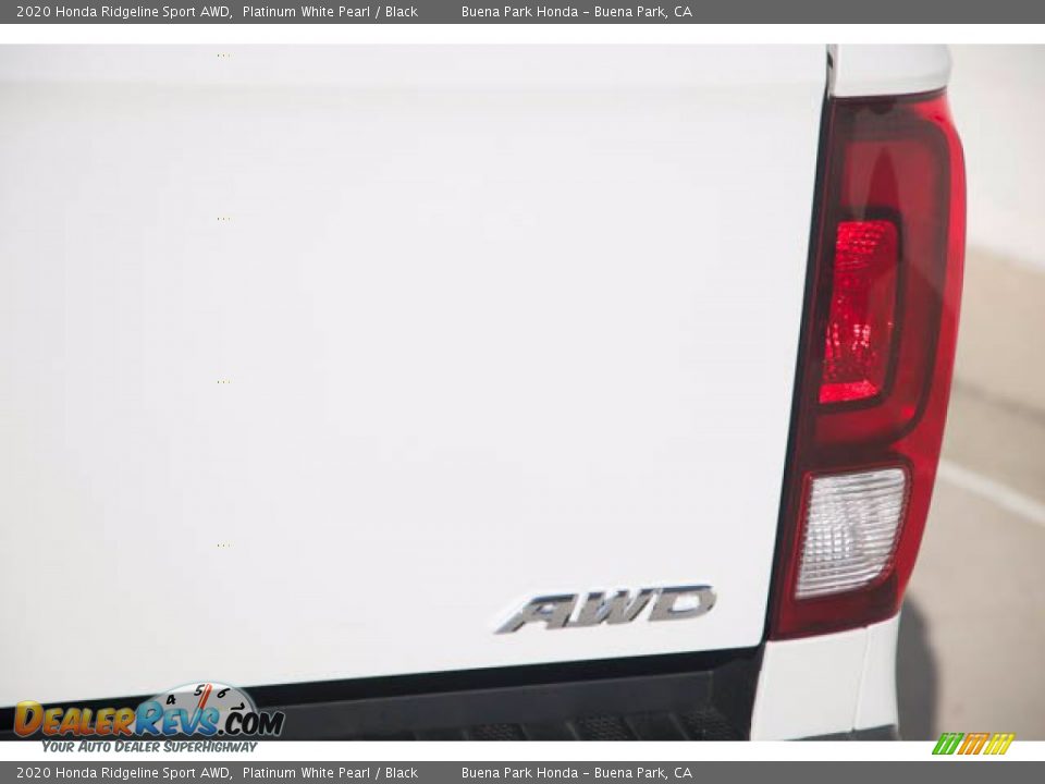 2020 Honda Ridgeline Sport AWD Platinum White Pearl / Black Photo #12