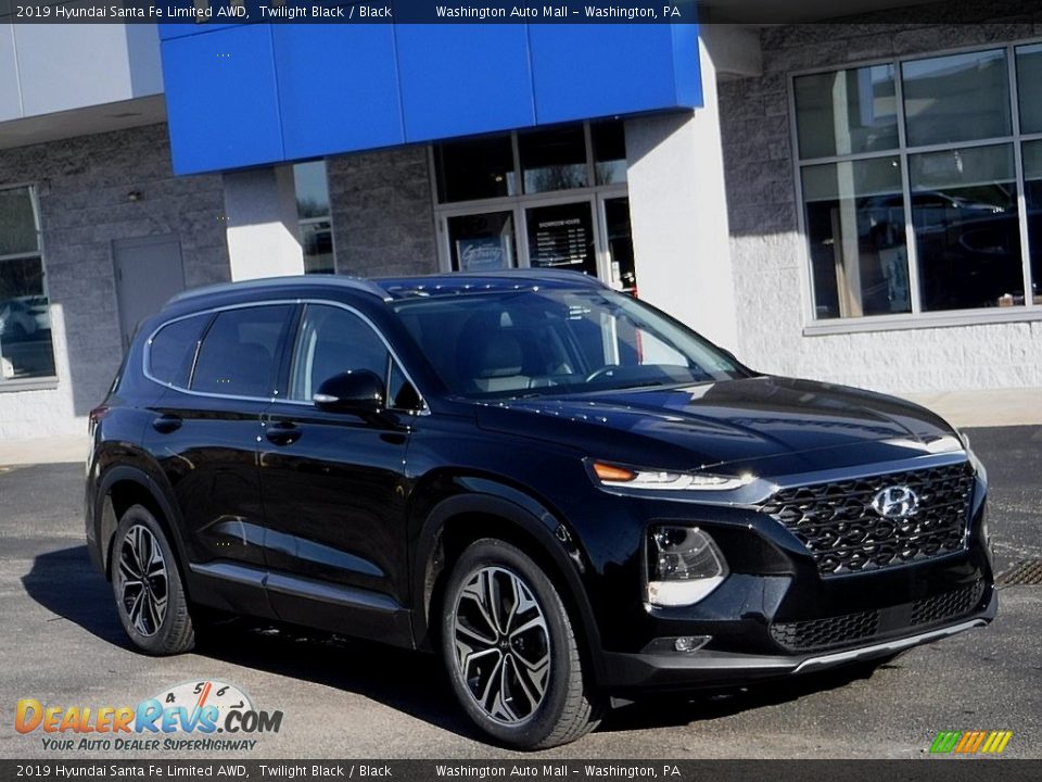 2019 Hyundai Santa Fe Limited AWD Twilight Black / Black Photo #1