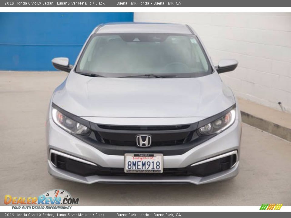 2019 Honda Civic LX Sedan Lunar Silver Metallic / Black Photo #7