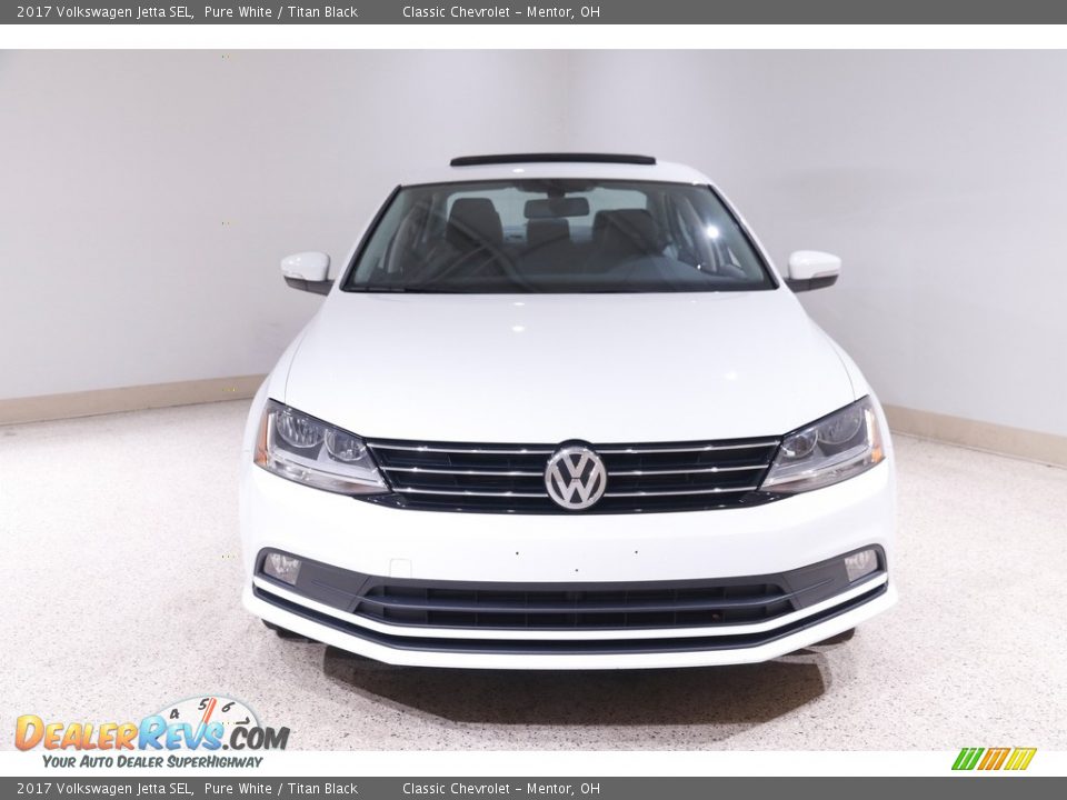 2017 Volkswagen Jetta SEL Pure White / Titan Black Photo #2