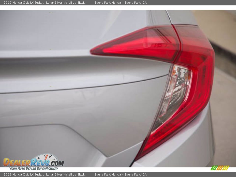 2019 Honda Civic LX Sedan Lunar Silver Metallic / Black Photo #13