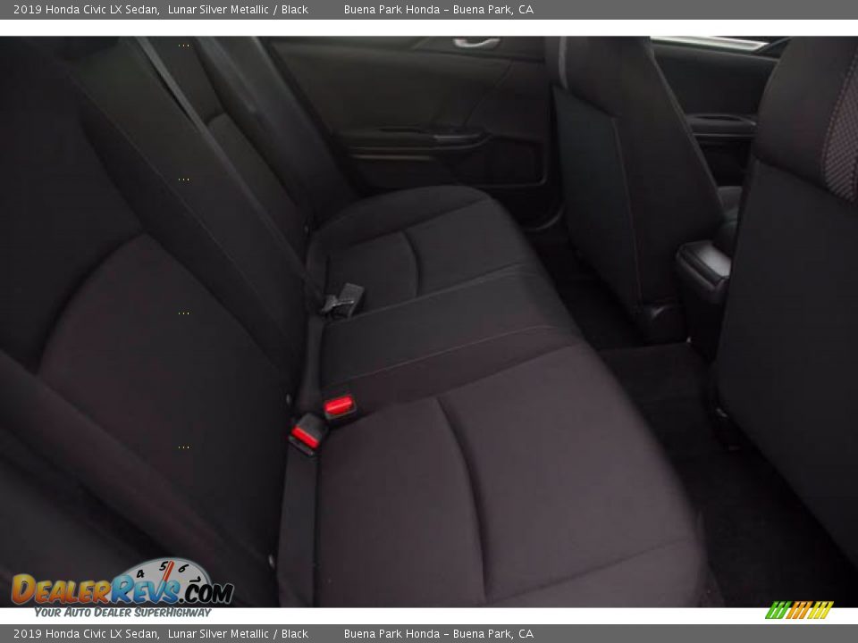 2019 Honda Civic LX Sedan Lunar Silver Metallic / Black Photo #21