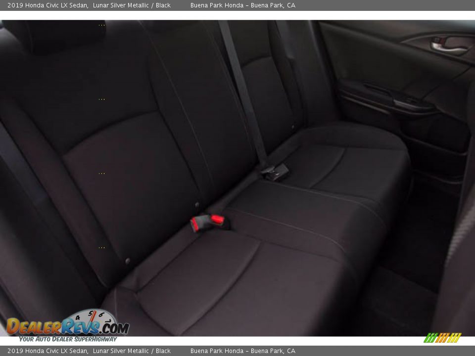 2019 Honda Civic LX Sedan Lunar Silver Metallic / Black Photo #22