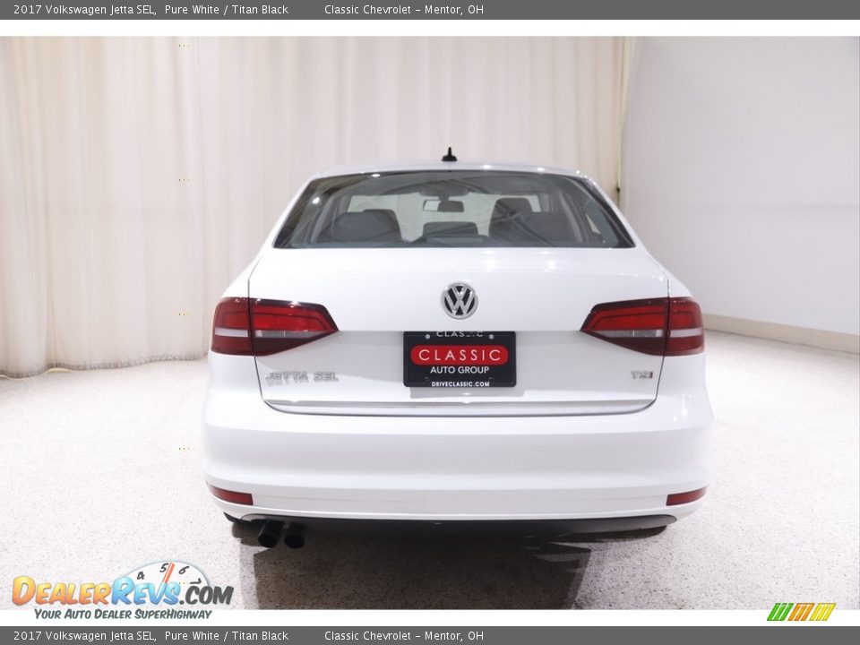 2017 Volkswagen Jetta SEL Pure White / Titan Black Photo #17