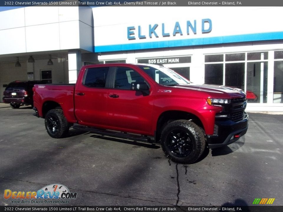 2022 Chevrolet Silverado 1500 Limited LT Trail Boss Crew Cab 4x4 Cherry Red Tintcoat / Jet Black Photo #1