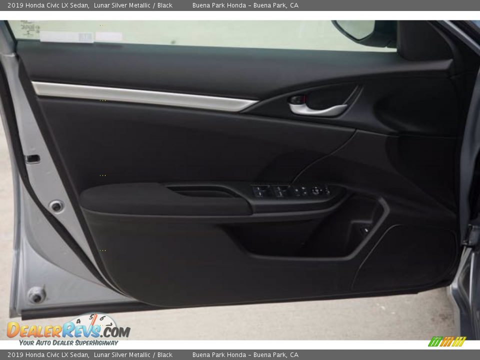 2019 Honda Civic LX Sedan Lunar Silver Metallic / Black Photo #29