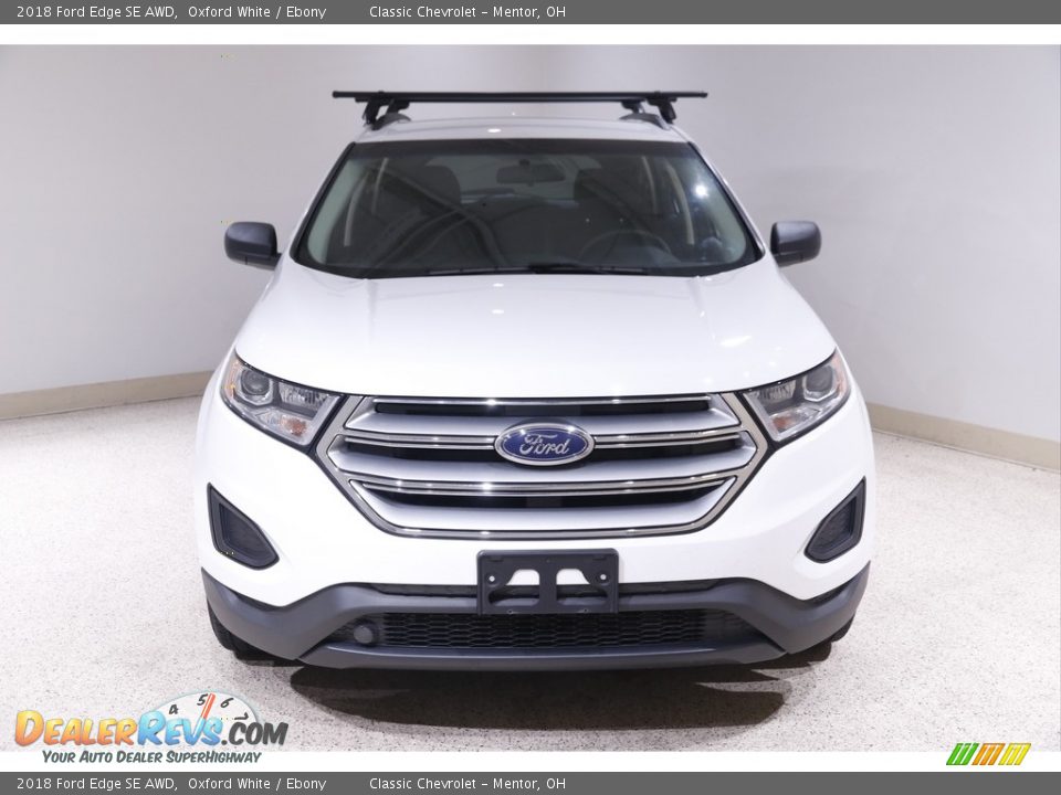 2018 Ford Edge SE AWD Oxford White / Ebony Photo #2