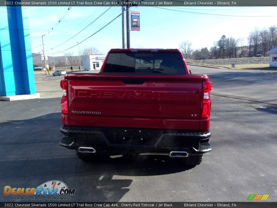 2022 Chevrolet Silverado 1500 Limited LT Trail Boss Crew Cab 4x4 Cherry Red Tintcoat / Jet Black Photo #4