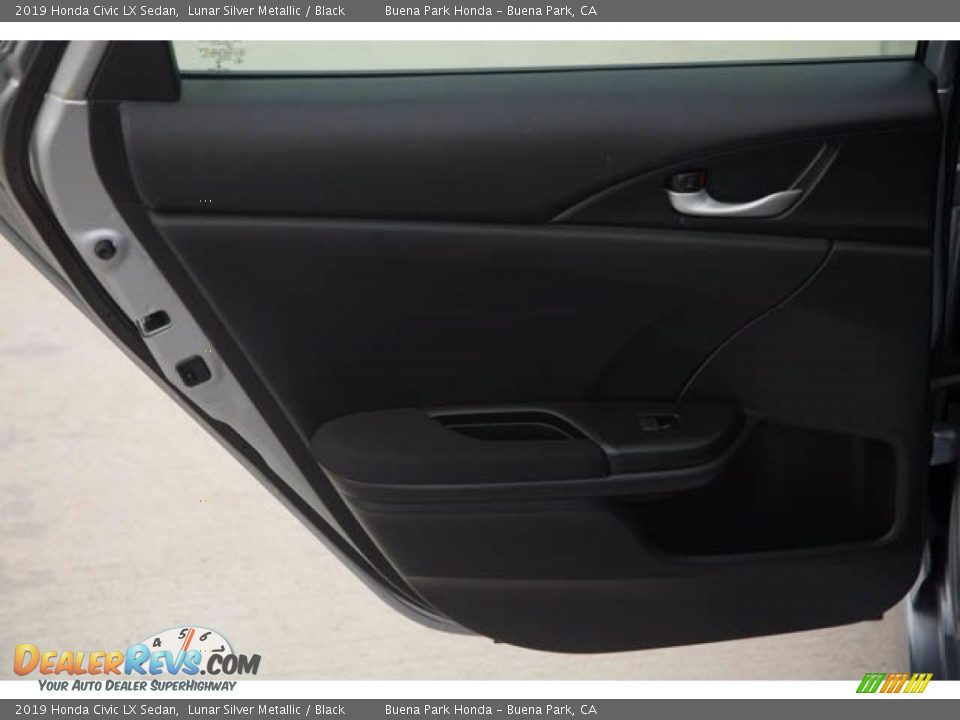 2019 Honda Civic LX Sedan Lunar Silver Metallic / Black Photo #31