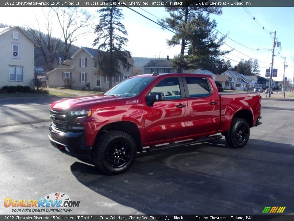 2022 Chevrolet Silverado 1500 Limited LT Trail Boss Crew Cab 4x4 Cherry Red Tintcoat / Jet Black Photo #7