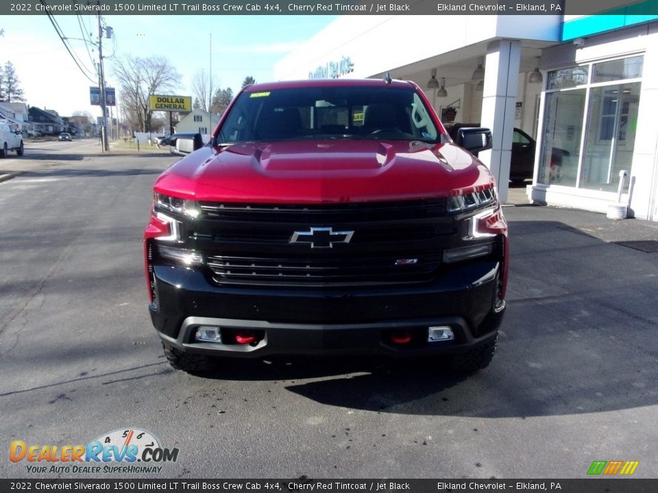 2022 Chevrolet Silverado 1500 Limited LT Trail Boss Crew Cab 4x4 Cherry Red Tintcoat / Jet Black Photo #8