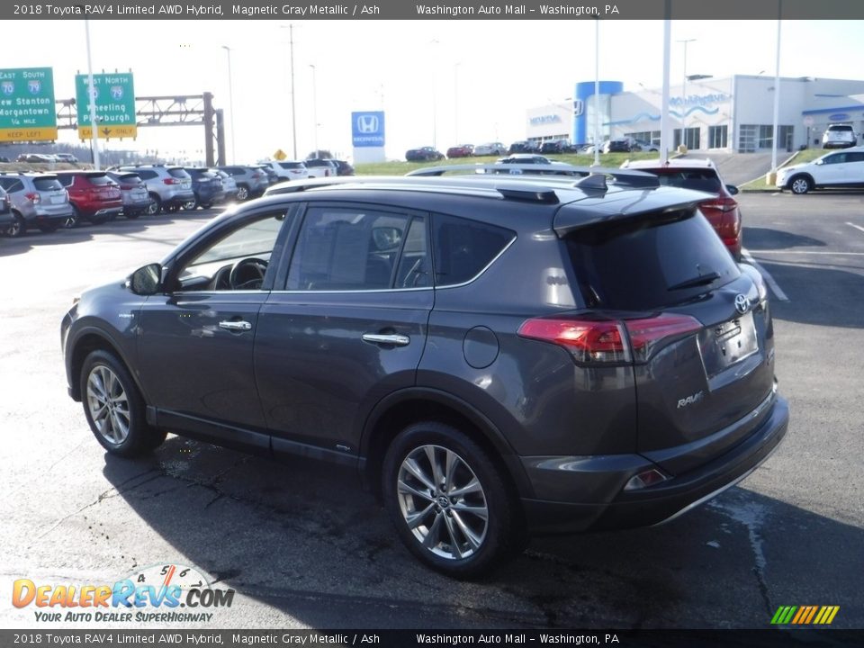 2018 Toyota RAV4 Limited AWD Hybrid Magnetic Gray Metallic / Ash Photo #8