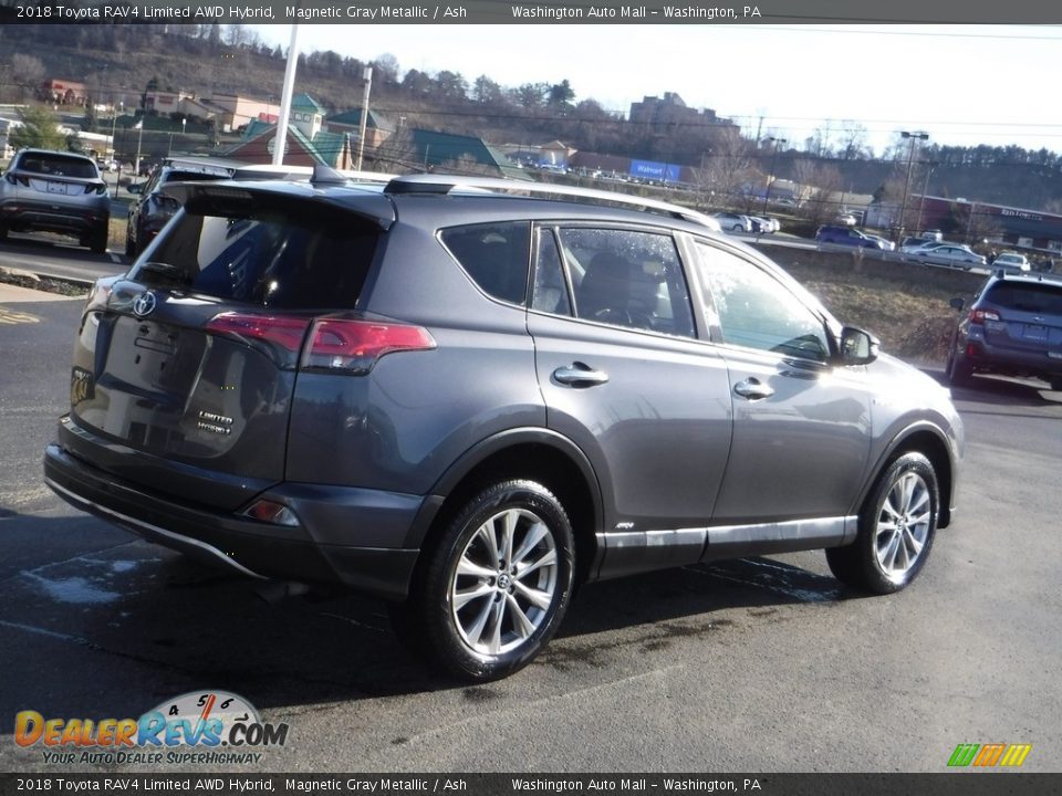 2018 Toyota RAV4 Limited AWD Hybrid Magnetic Gray Metallic / Ash Photo #10