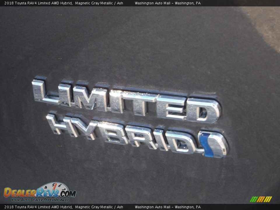 2018 Toyota RAV4 Limited AWD Hybrid Magnetic Gray Metallic / Ash Photo #11