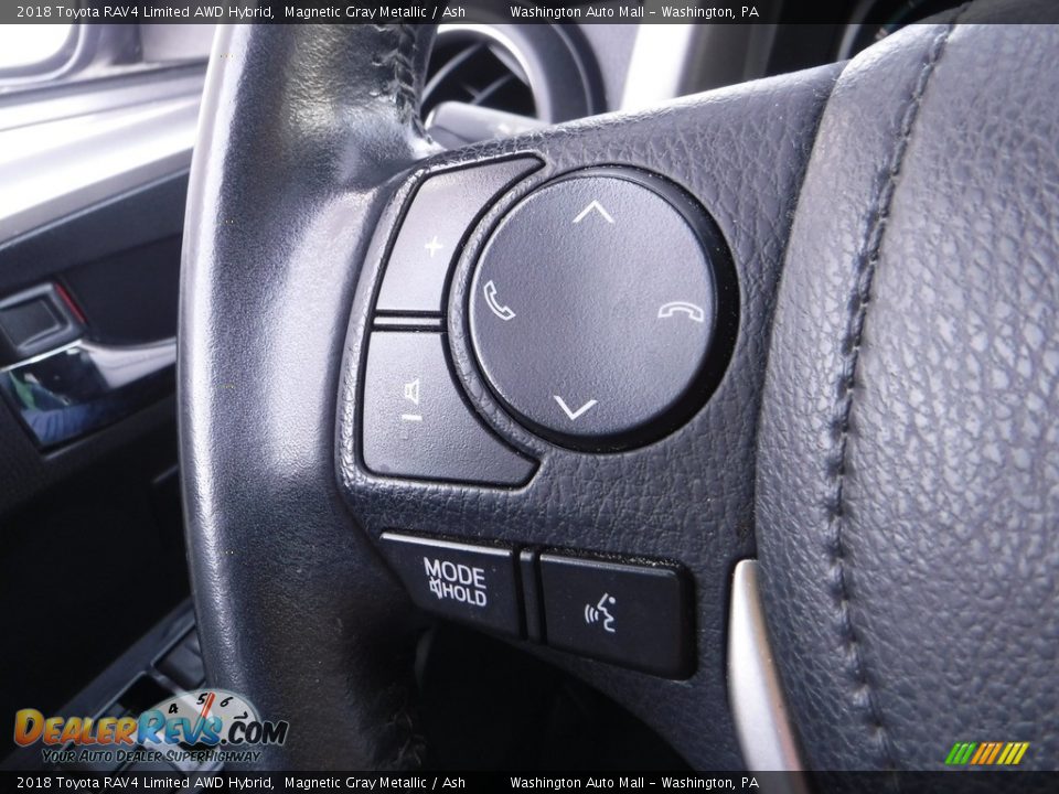 2018 Toyota RAV4 Limited AWD Hybrid Magnetic Gray Metallic / Ash Photo #25
