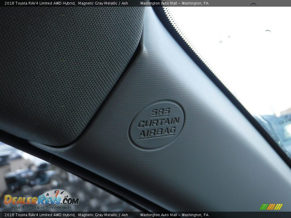 2018 Toyota RAV4 Limited AWD Hybrid Magnetic Gray Metallic / Ash Photo #27
