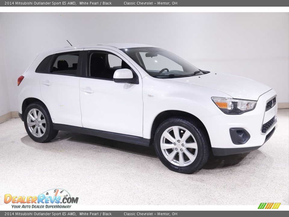 White Pearl 2014 Mitsubishi Outlander Sport ES AWD Photo #1