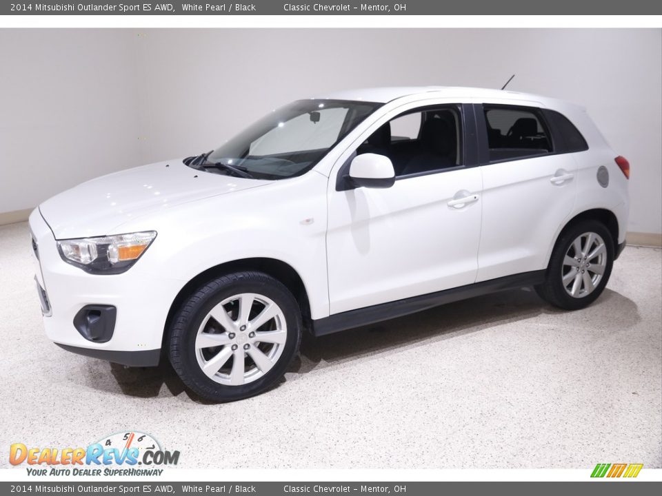 White Pearl 2014 Mitsubishi Outlander Sport ES AWD Photo #3