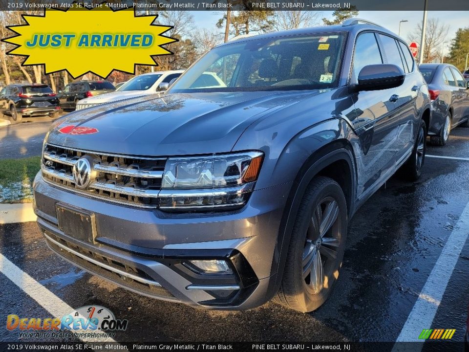 2019 Volkswagen Atlas SE R-Line 4Motion Platinum Gray Metallic / Titan Black Photo #1