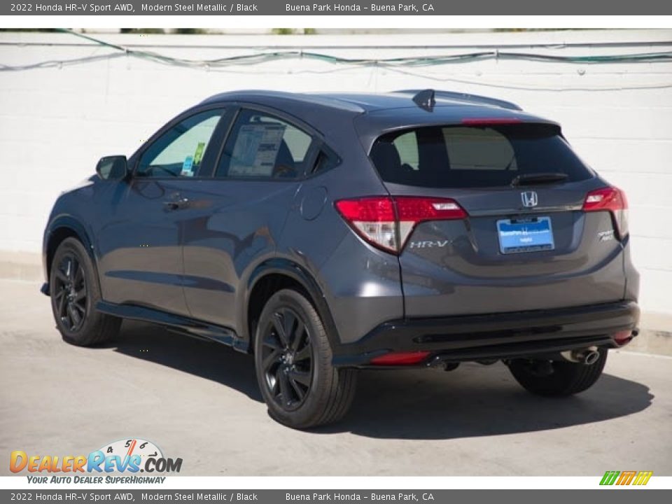 2022 Honda HR-V Sport AWD Modern Steel Metallic / Black Photo #2