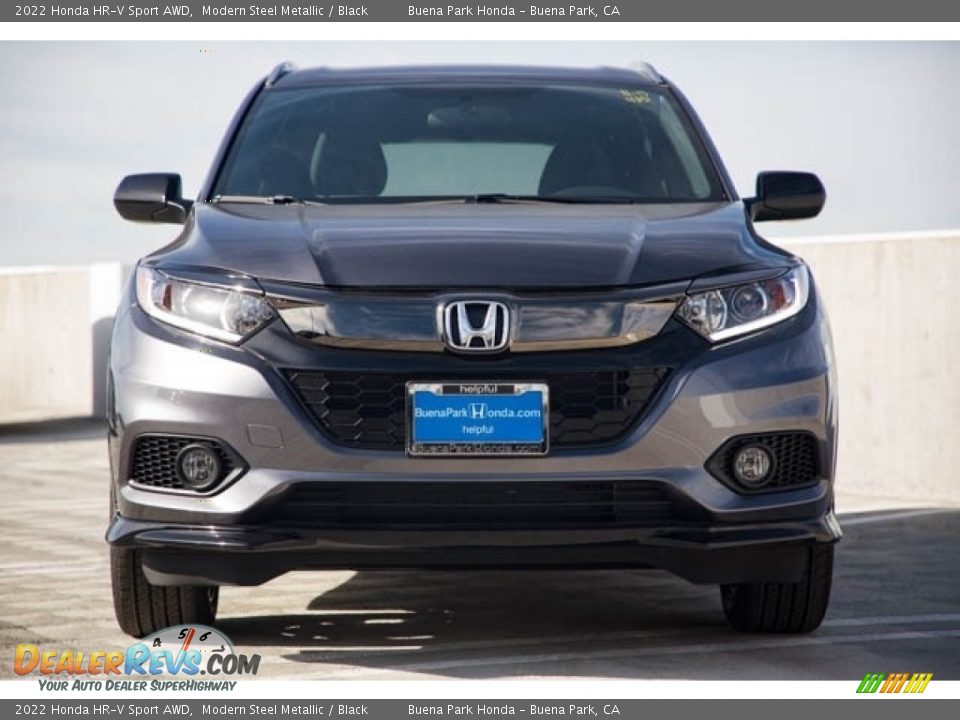 2022 Honda HR-V Sport AWD Modern Steel Metallic / Black Photo #3