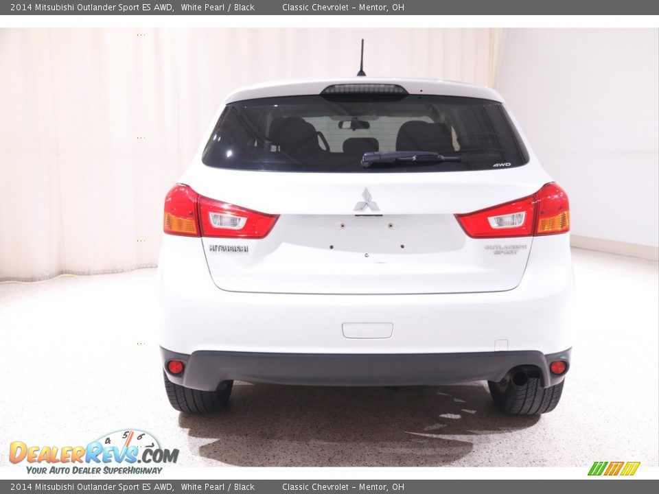 2014 Mitsubishi Outlander Sport ES AWD White Pearl / Black Photo #14