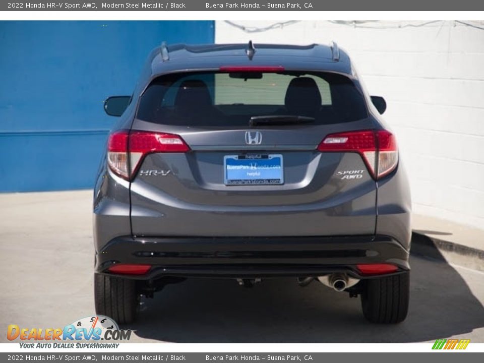 2022 Honda HR-V Sport AWD Modern Steel Metallic / Black Photo #5