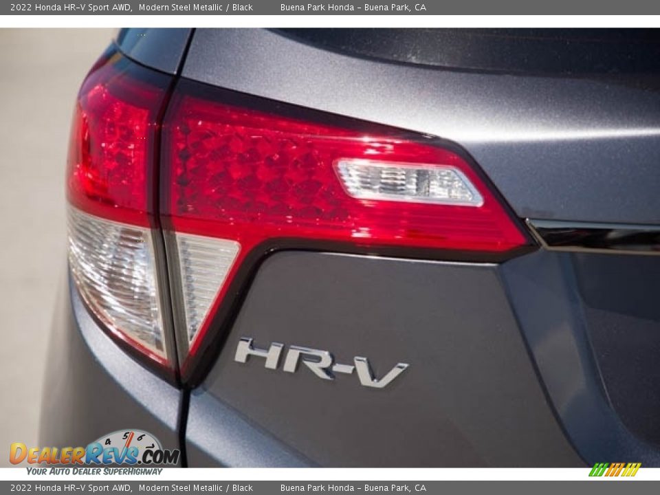2022 Honda HR-V Sport AWD Modern Steel Metallic / Black Photo #6