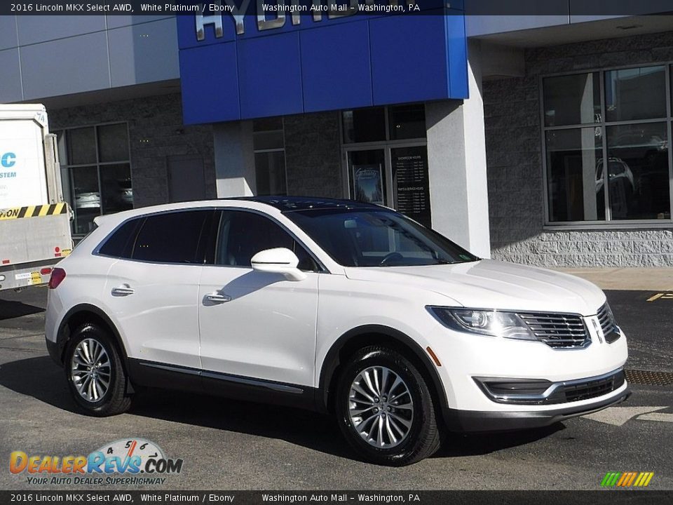 2016 Lincoln MKX Select AWD White Platinum / Ebony Photo #1