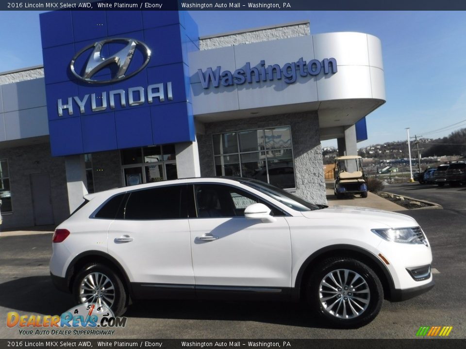 2016 Lincoln MKX Select AWD White Platinum / Ebony Photo #2