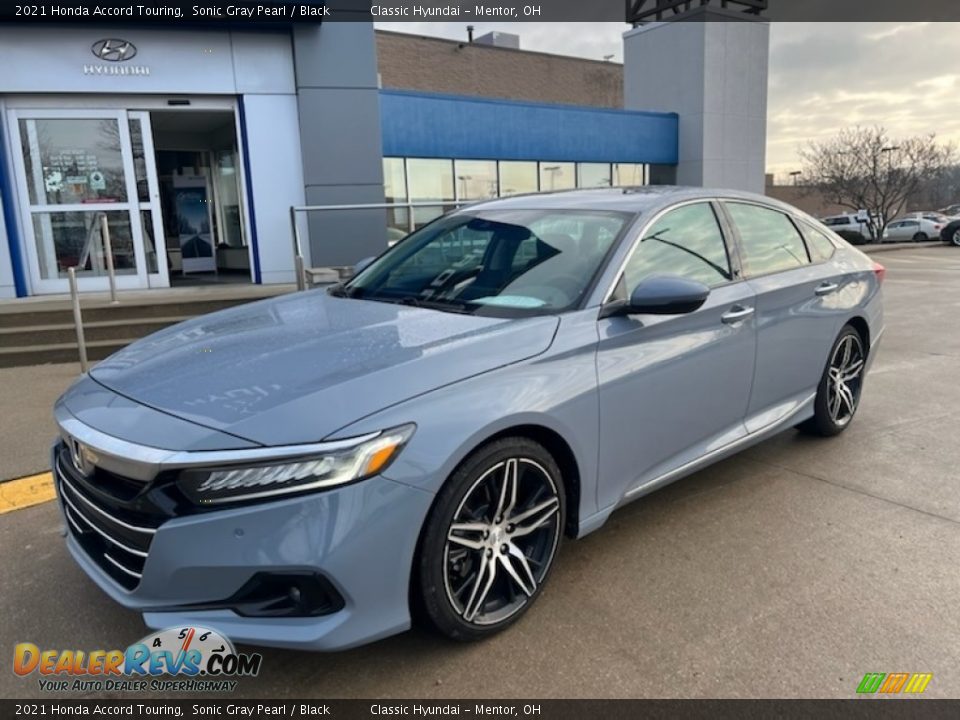 2021 Honda Accord Touring Sonic Gray Pearl / Black Photo #1