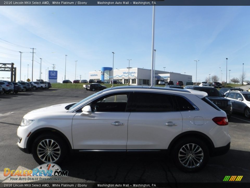 2016 Lincoln MKX Select AWD White Platinum / Ebony Photo #7