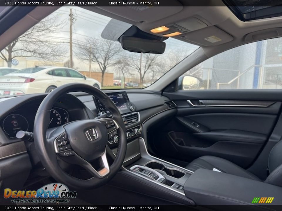 2021 Honda Accord Touring Sonic Gray Pearl / Black Photo #3