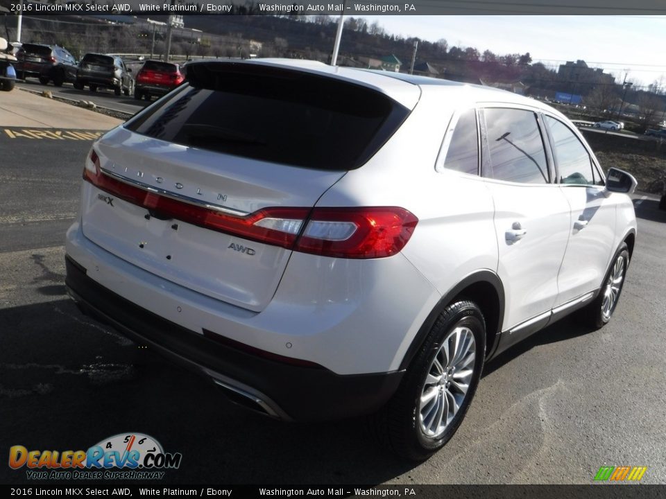 2016 Lincoln MKX Select AWD White Platinum / Ebony Photo #11