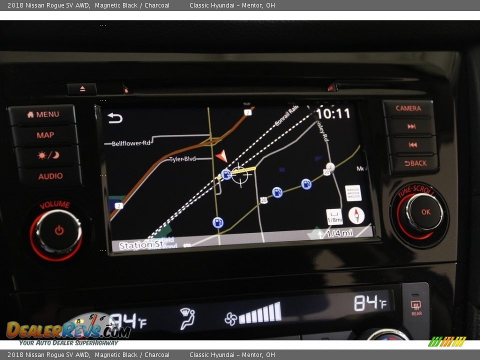 2018 Nissan Rogue SV AWD Magnetic Black / Charcoal Photo #12