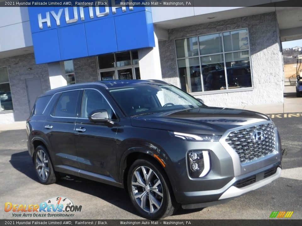 2021 Hyundai Palisade Limited AWD Rainforest / Black Photo #1