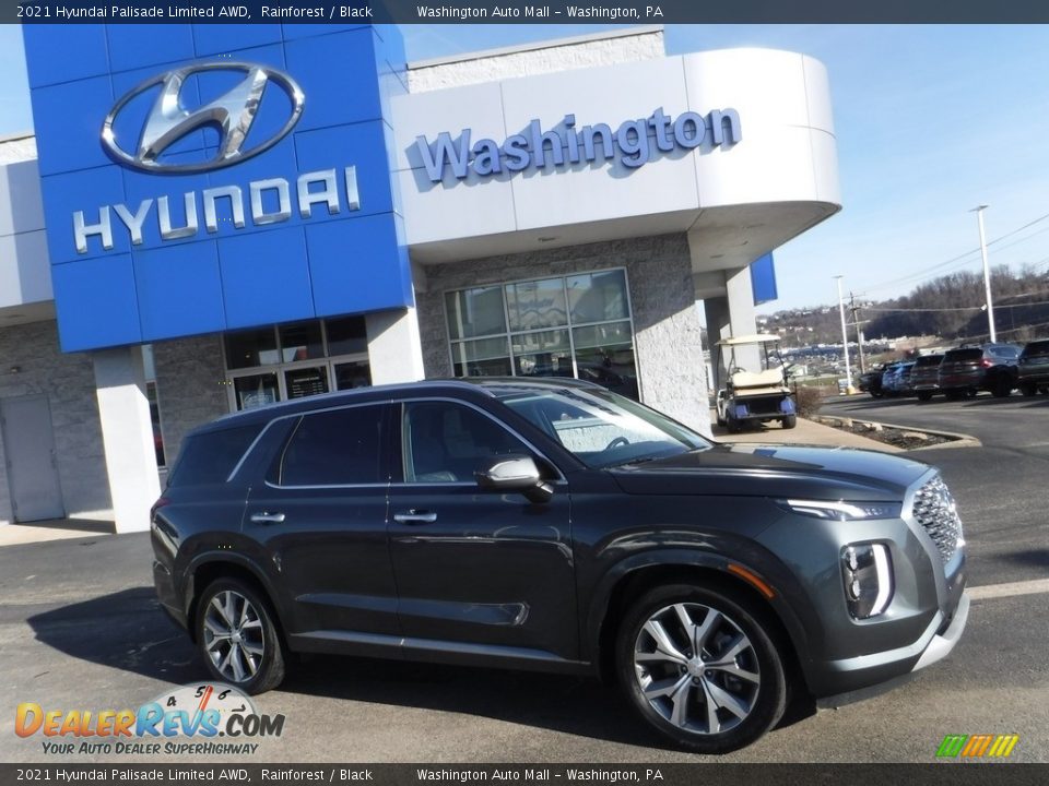 2021 Hyundai Palisade Limited AWD Rainforest / Black Photo #2