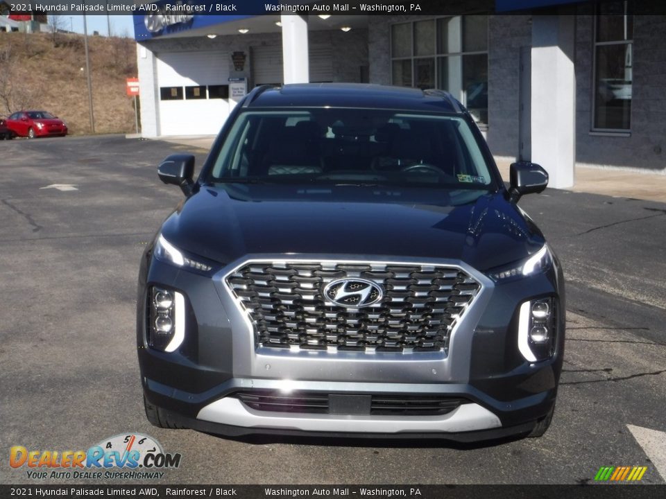 2021 Hyundai Palisade Limited AWD Rainforest / Black Photo #5