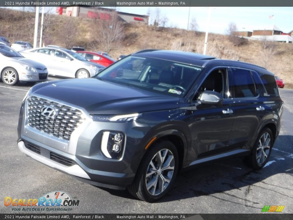 2021 Hyundai Palisade Limited AWD Rainforest / Black Photo #6