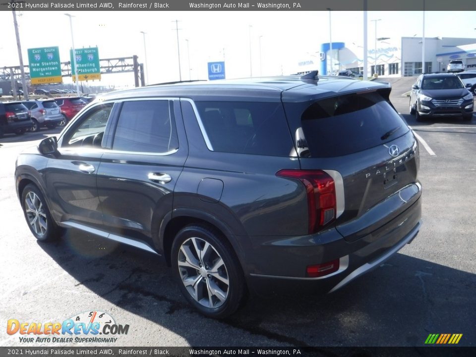 2021 Hyundai Palisade Limited AWD Rainforest / Black Photo #9